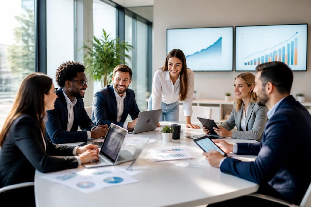boostez vos ventes grâce à notre agence de force de vente supplétive, composée d'experts dédiés à maximiser votre performance commerciale.