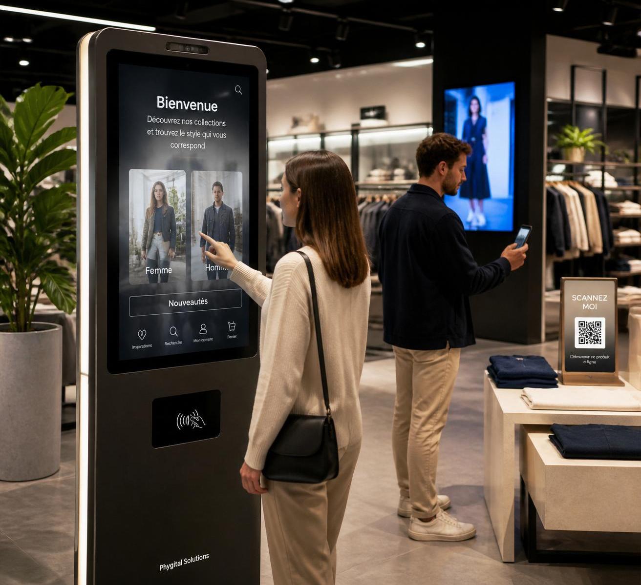 Borne interactive magasin : boostez l’expérience client et augmentez vos ventes 2 découvrez comment une borne interactive en magasin peut améliorer l'expérience client et stimuler vos ventes grâce à une interaction dynamique et personnalisée.
