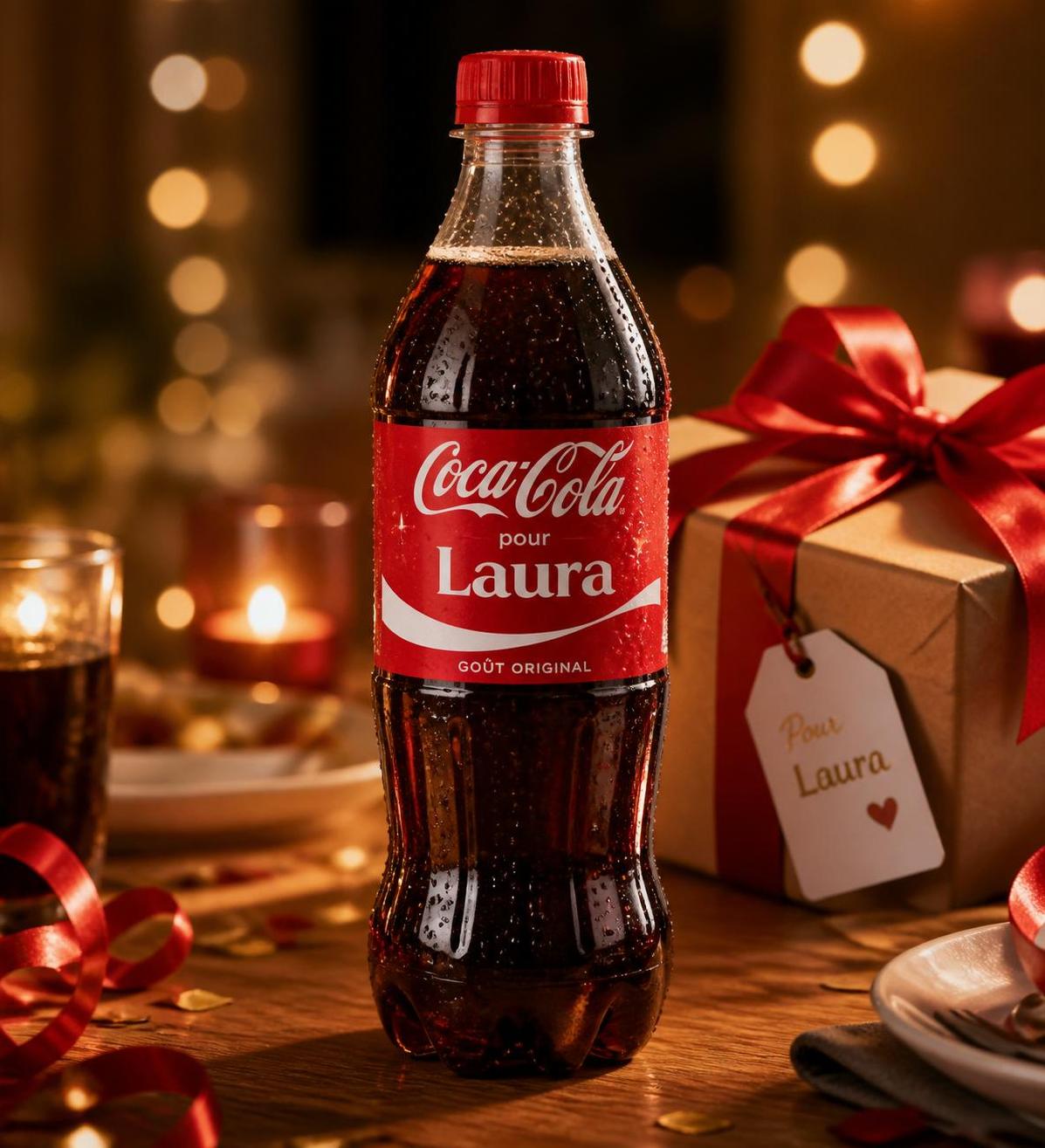 Bouteille de coca personnalisée : offrez un cadeau unique et original 2 offrez un cadeau unique et original avec une bouteille de coca personnalisée, parfaite pour surprendre et faire plaisir à vos proches.