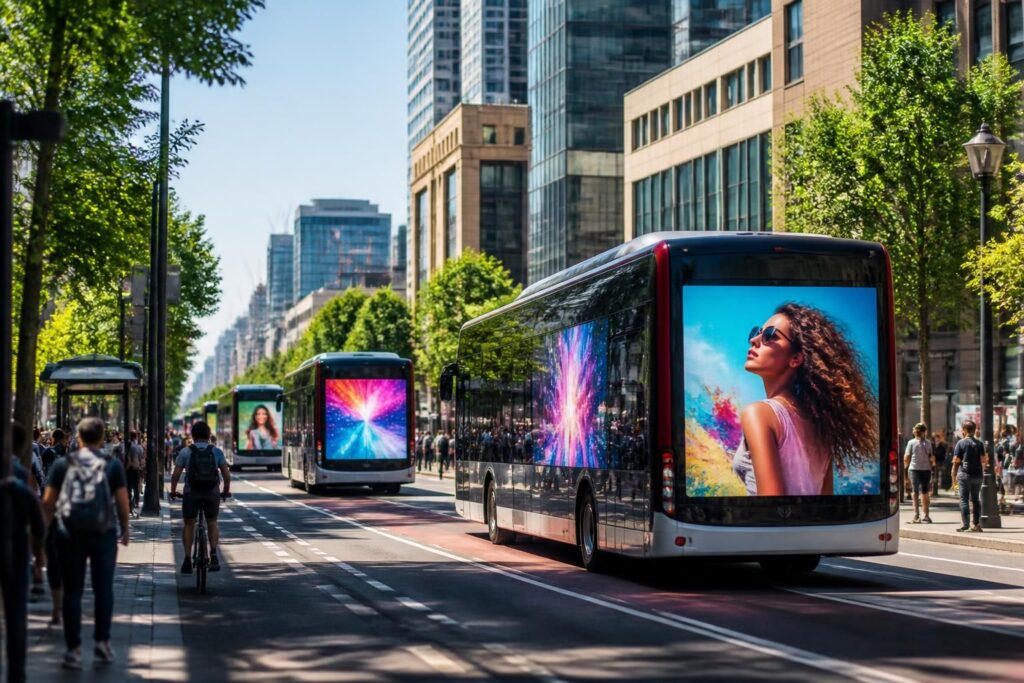 découvrez comment l'affichage publicitaire sur bus permet de capter l'attention partout en ville grâce à une visibilité maximale et un impact durable.