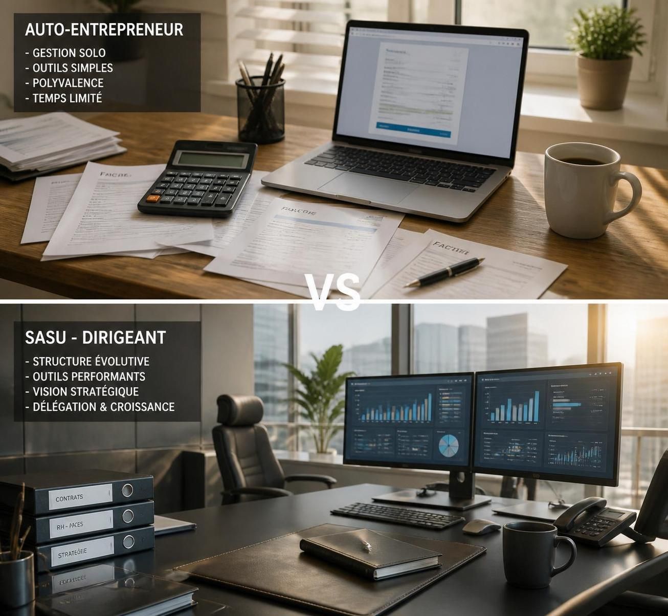 compare les coûts réels entre auto-entrepreneur et sasu pour choisir la structure la plus économique et adaptée à ton projet.
